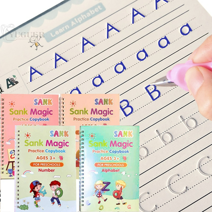 Wiederverwendbares Schreibübungsbuch – LetterLust
