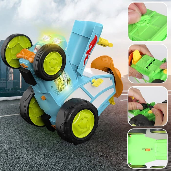 Stuntauto mit Licht & Musik – SpinRacer