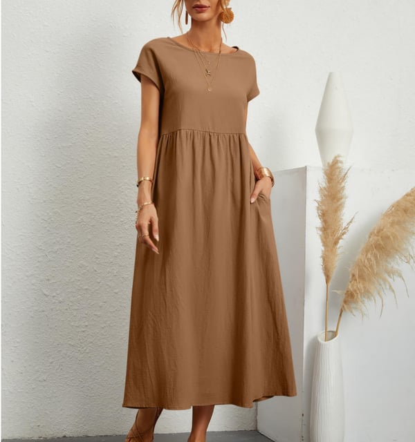 Luftiges Leinenkleid – Elodie