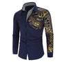Herrenhemd mit goldenen Details – Darius