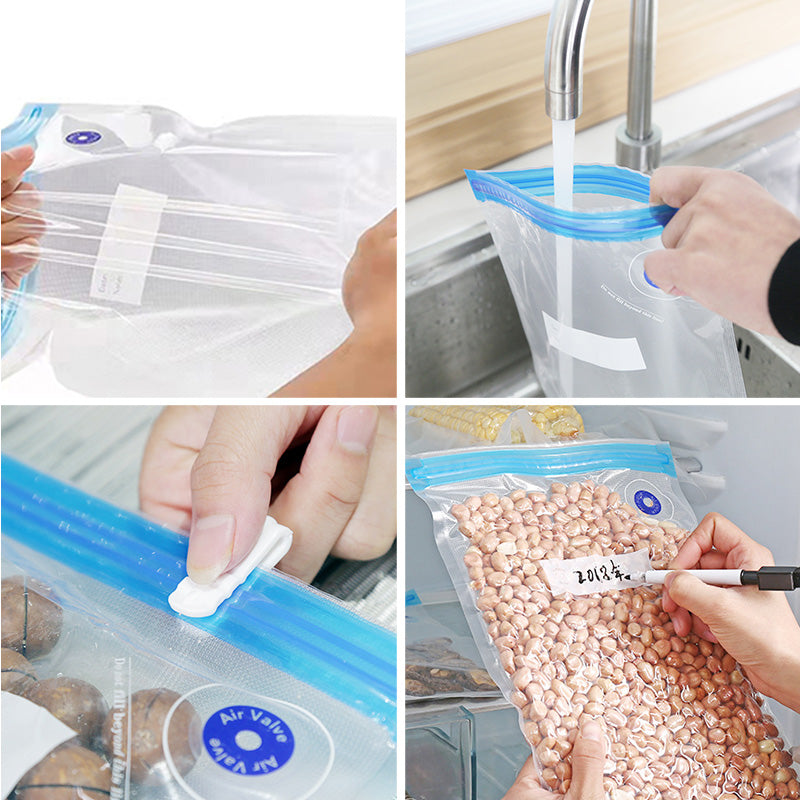 Vakuumierbeutel | 10er-Pack Wiederverwendbar Vielseitig Langlebig inkl. Pumpe-Luzern Mode