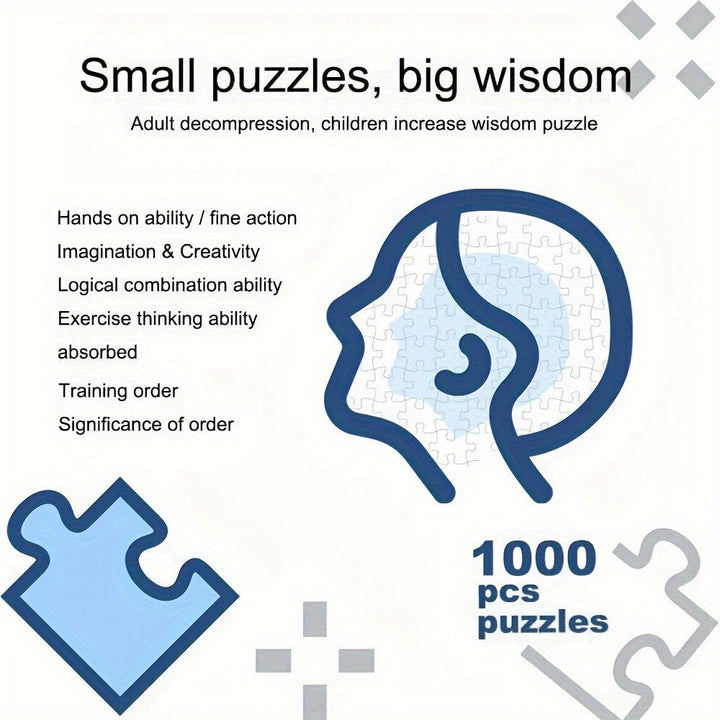 Runde Puzzle | 1000 Teile Sternzeichen Beruhigend Erwachsene-Luzern Mode