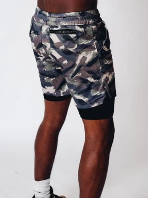 2-in-1 Sommer-Sportshorts für Herren – Felix