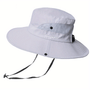 Stylischer Damen UV-Schutz Sonnenhut mit breiter Krempe – Livia