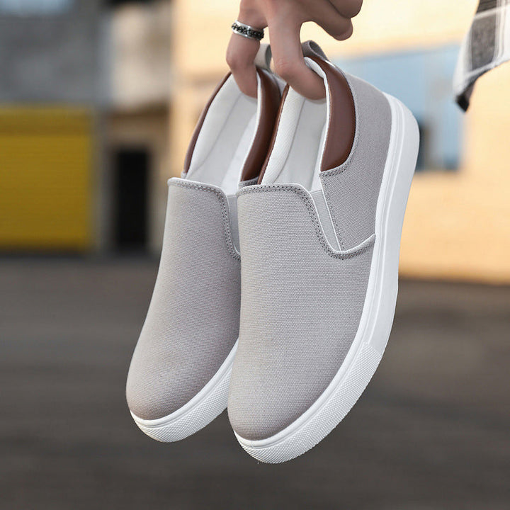 Slip-On-Herrenschuhe aus Canvas – Lennard