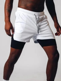 2-in-1 Sommer-Sportshorts für Herren – Felix