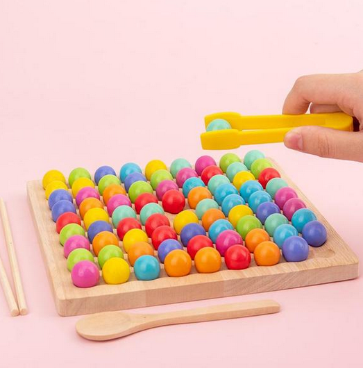 Montessori Kralen-Logikspiel – Fördert Farbenlehre & Denkvermögen