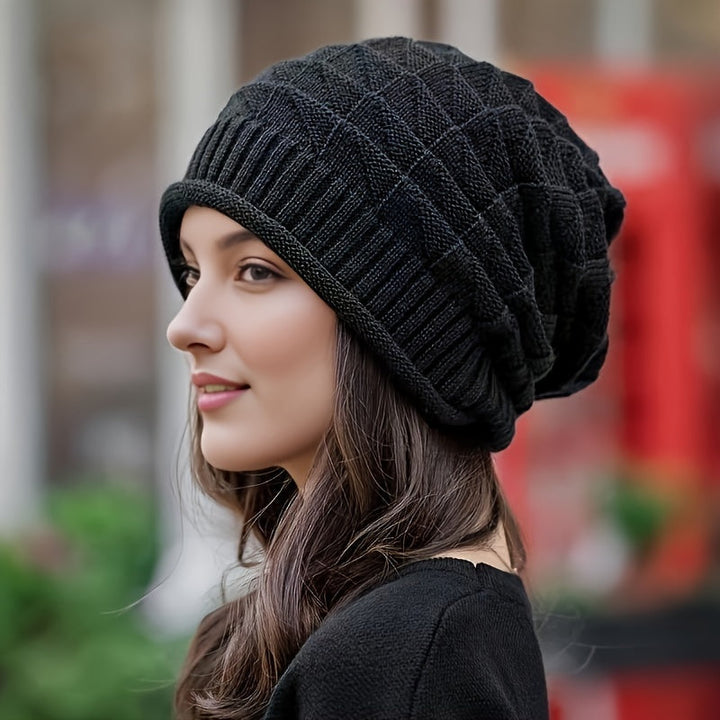 Damen Strickmütze leicht & elastisch für Frühling und Herbst – Alina
