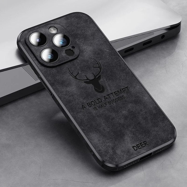 Luxe Hirschleder iPhone Hülle - Veltro