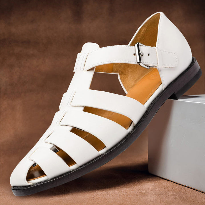 Bequeme Herren Ledersandalen mit rutschfester Sohle – 50 % Rabatt – Milan