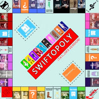 Musikbasiertes Brettspiel mit Songkarten und Monopolygeld für Spielabende