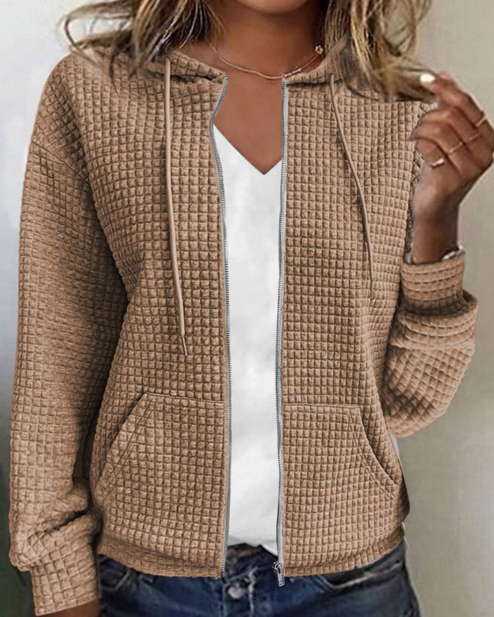 Damen Freizeitjacke mit Reißverschluss & Taschen – Wynona