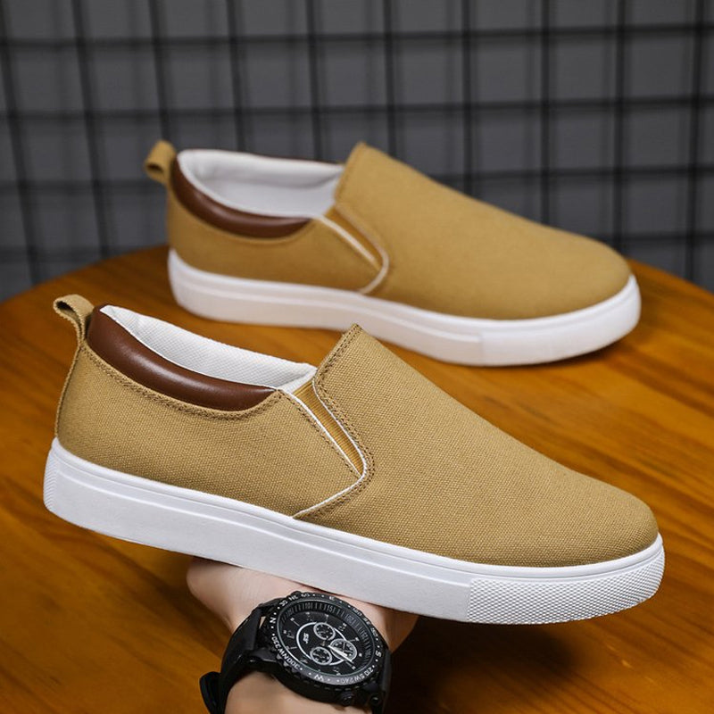 Slip-On-Herrenschuhe aus Canvas – Lennard