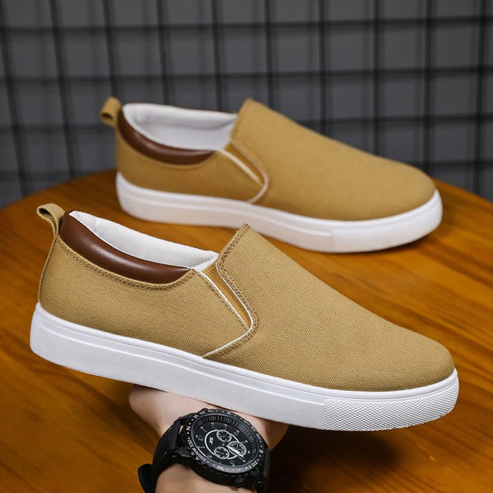 Slip-On-Herrenschuhe aus Canvas – Lennard