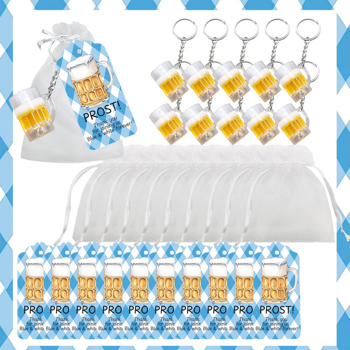 Bierkrug Schlüsselanhänger Set – ProstBundle Oktoberfest 2026