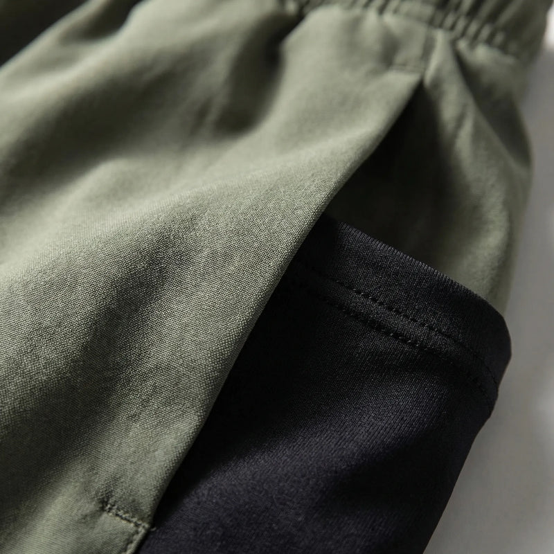 2-In-1 Men's Sport Shorts With Liner - Freddie