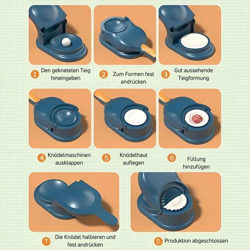Dumplingmaker | Vielseitig Praktisch Einfach Langlebig Schnell Effizient-Luzern Mode