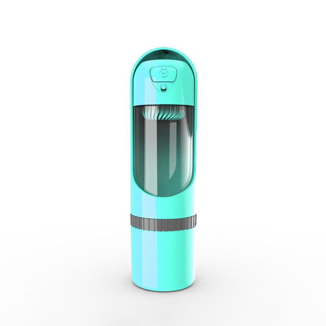 Hunde-Wasserflasche | Futter 2-in-1 Kompakt Praktisch Langlebig Vielseitig-Grün-Luzern Mode