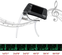 Gitarrenstimmer | Capo | 2-in-1 | Kompakt | Vielseitig | Digital-Luzern Mode
