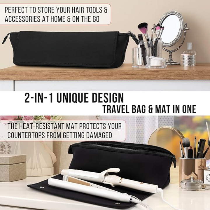 2-in-1 Reise- und Aufbewahrungstasche für Haarstyling-Luzern Mode