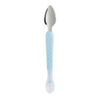 2-in-1 Silikon Baby Löffel | Ergonomisch Komfortabel Langlebig Sicher-Blau-Blau-Luzern Mode