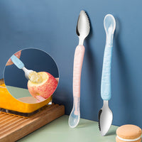 2-in-1 Silikon Baby Löffel | Ergonomisch Komfortabel Langlebig Sicher-Luzern Mode
