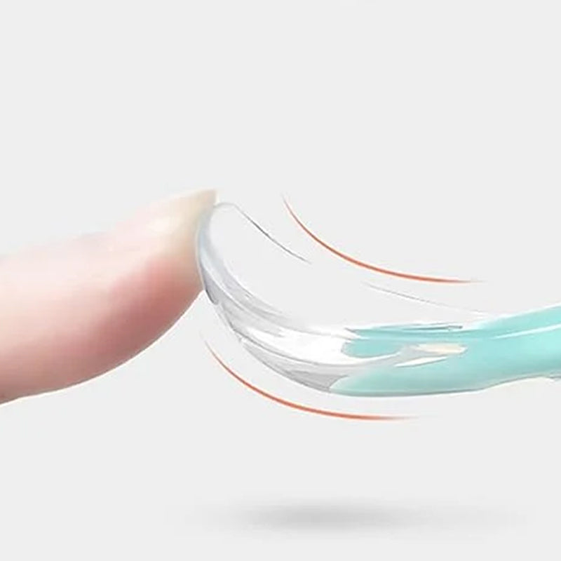 2-in-1 Silikon Baby Löffel | Ergonomisch Komfortabel Langlebig Sicher-Luzern Mode
