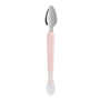 2-in-1 Silikon Baby Löffel | Ergonomisch Komfortabel Langlebig Sicher-Rosa-Blau-Luzern Mode