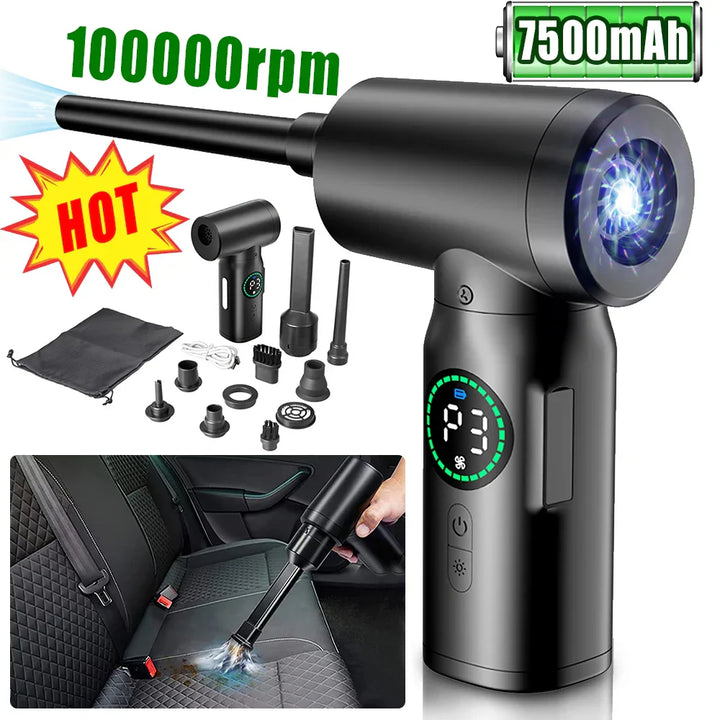 Druckluft-Staubsauger | Blasen Kraftvoll 2-in-1 Kompakt Licht AirMaster-Luzern Mode