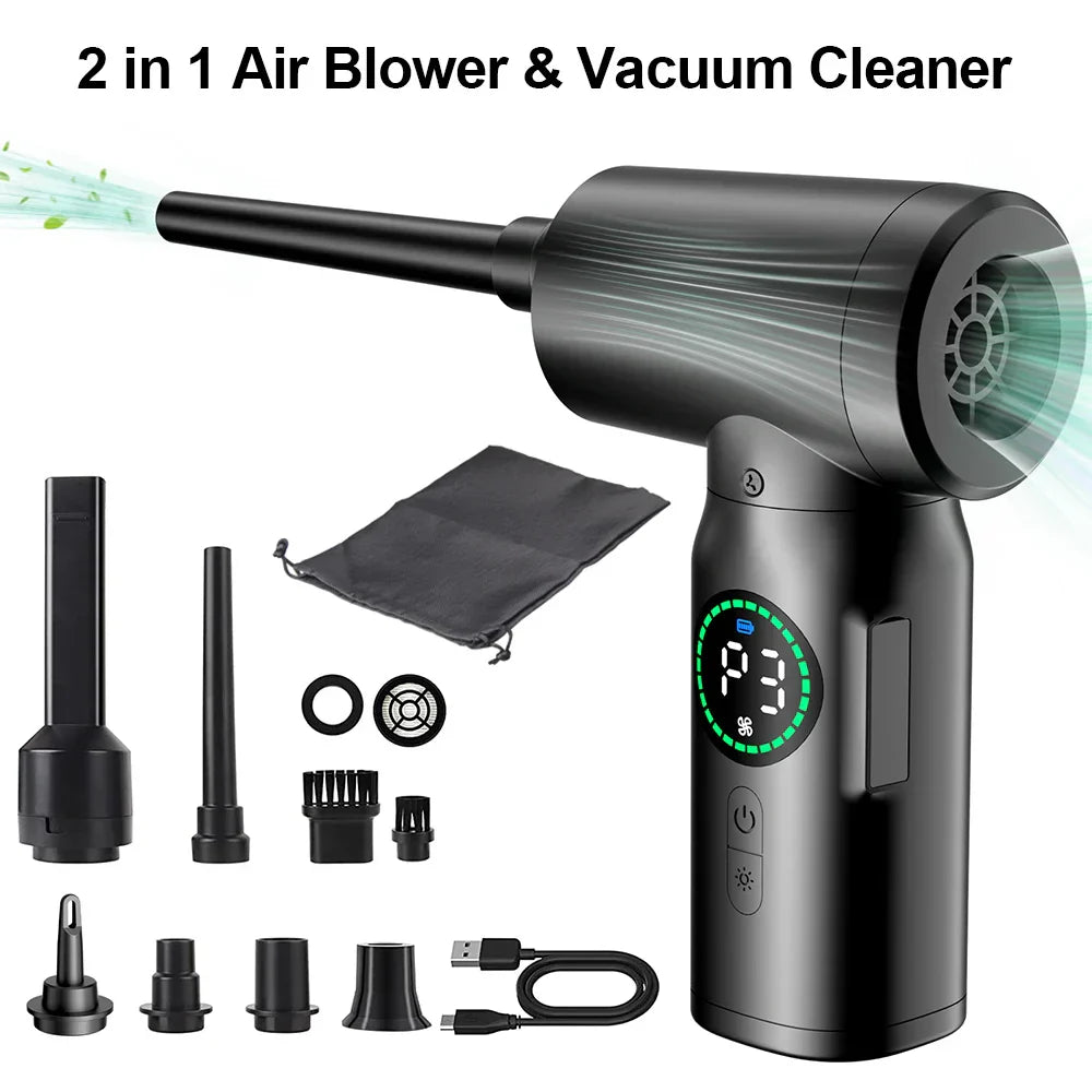 Druckluft-Staubsauger | Blasen Kraftvoll 2-in-1 Kompakt Licht AirMaster-Stil 2-Luzern Mode