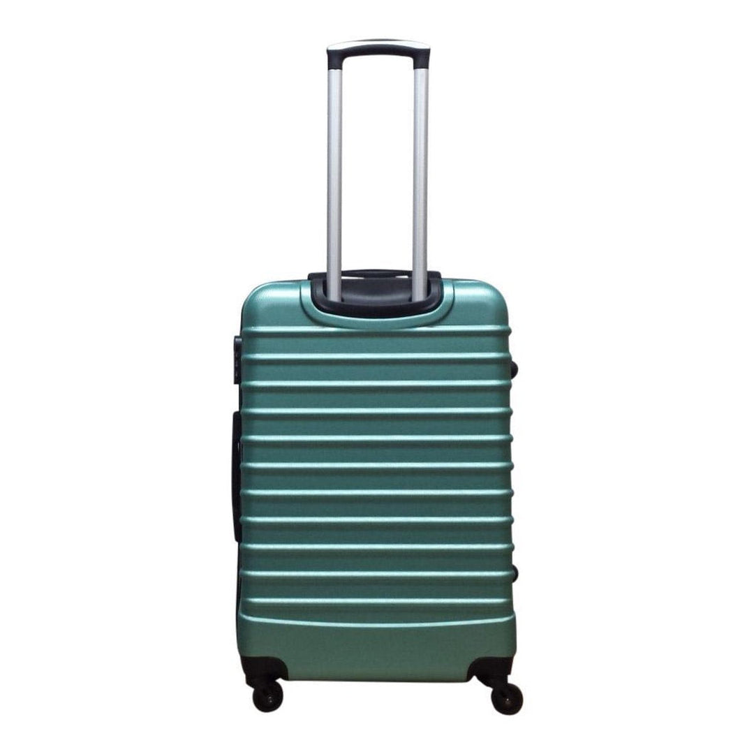 Grünes Kofferset | 2-Teilig | Handgepäck | L-Koffer | ABS | Robust-Luzern Mode