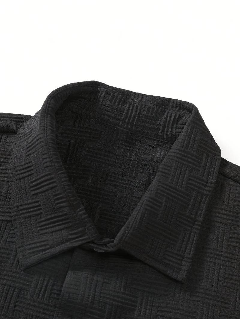 Herren Sommer Outfit | 2-teilig | Hemd | Kurze Ärmel | Knöpfe-Luzern Mode