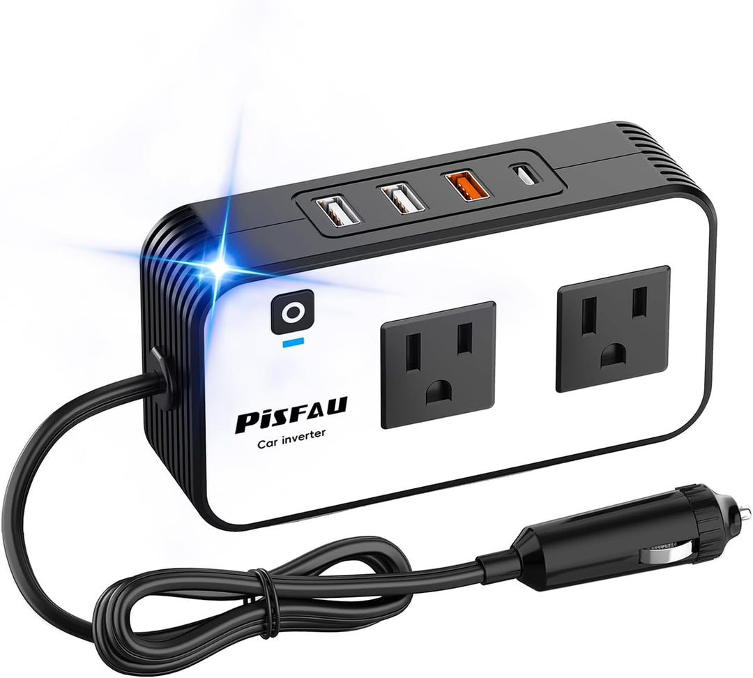 Auto-Wechselrichter | 220V 200W USB Praktisch Kompakt Tragbar Langlebig-200W-XS-Luzern Mode