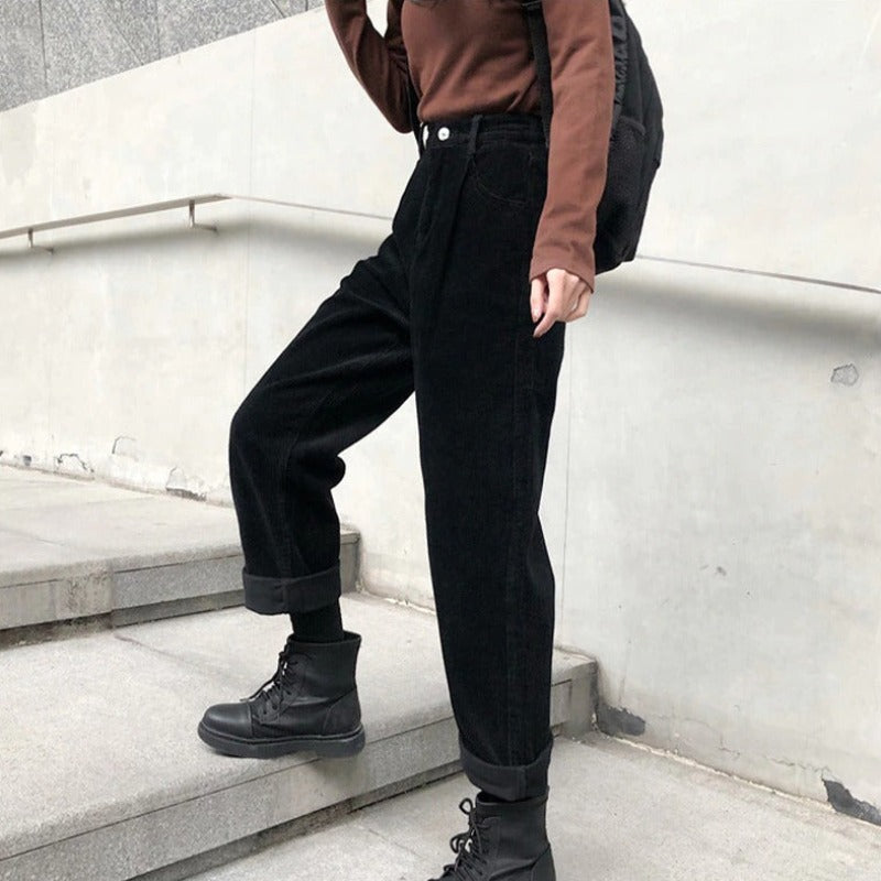 Damen Cordhose mit weitem Bein – Emily Herbstedition