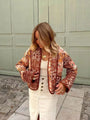 Wendbare Patchwork-Jacke für Damen – Liora