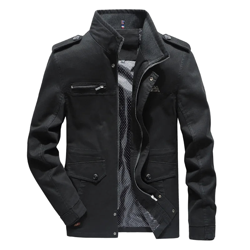Herren Cargo Herbstjacke – Olivier