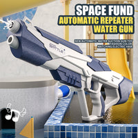 Wasserpistole mit Druckstrahl & USB-Akku für Kinder & Erwachsene – SpritzPower X1