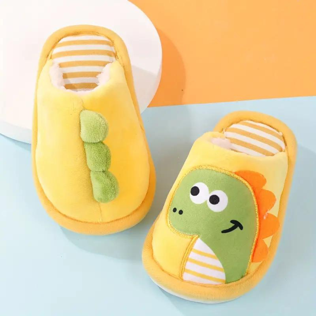 Kinder Hausschuhe mit Dino Design – RoarySteps