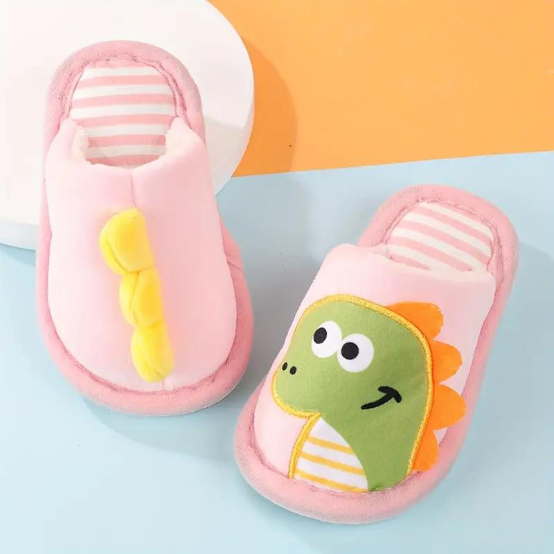 Kinder Hausschuhe mit Dino Design – RoarySteps