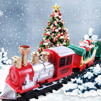 Elektrische Weihnachtsbaum-Eisenbahn für festliche Deko – FestExpress