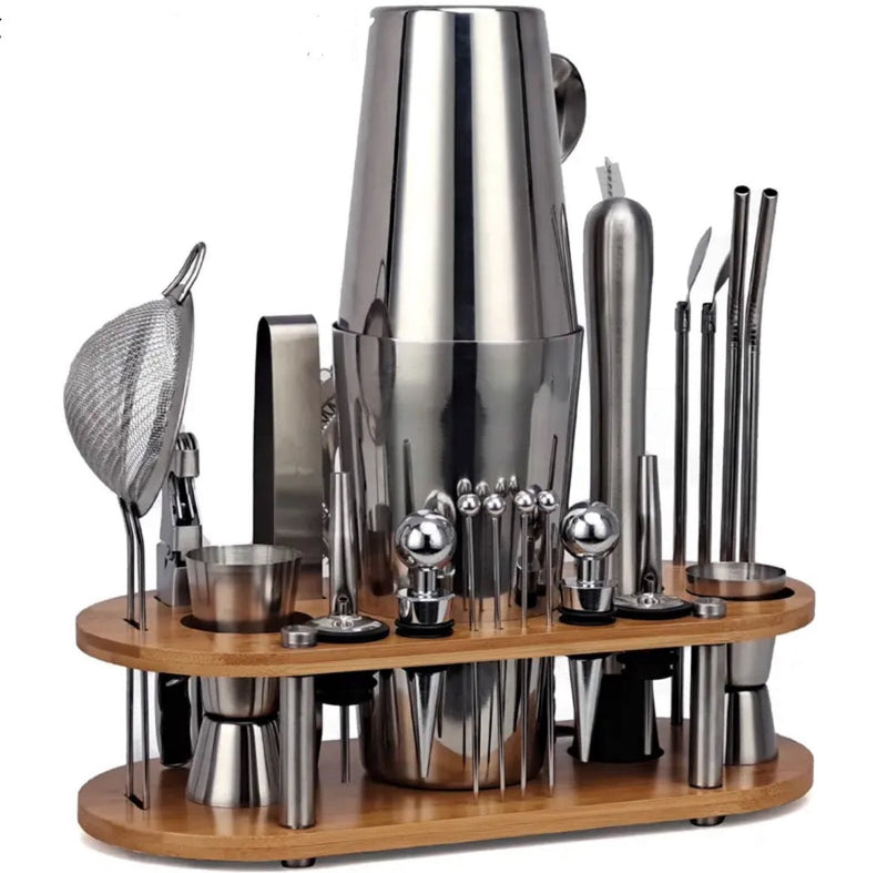 Bartender-Set | 23-teilig | Professionell | Vielseitig | Stilvoll | Langlebig-Luzern Mode