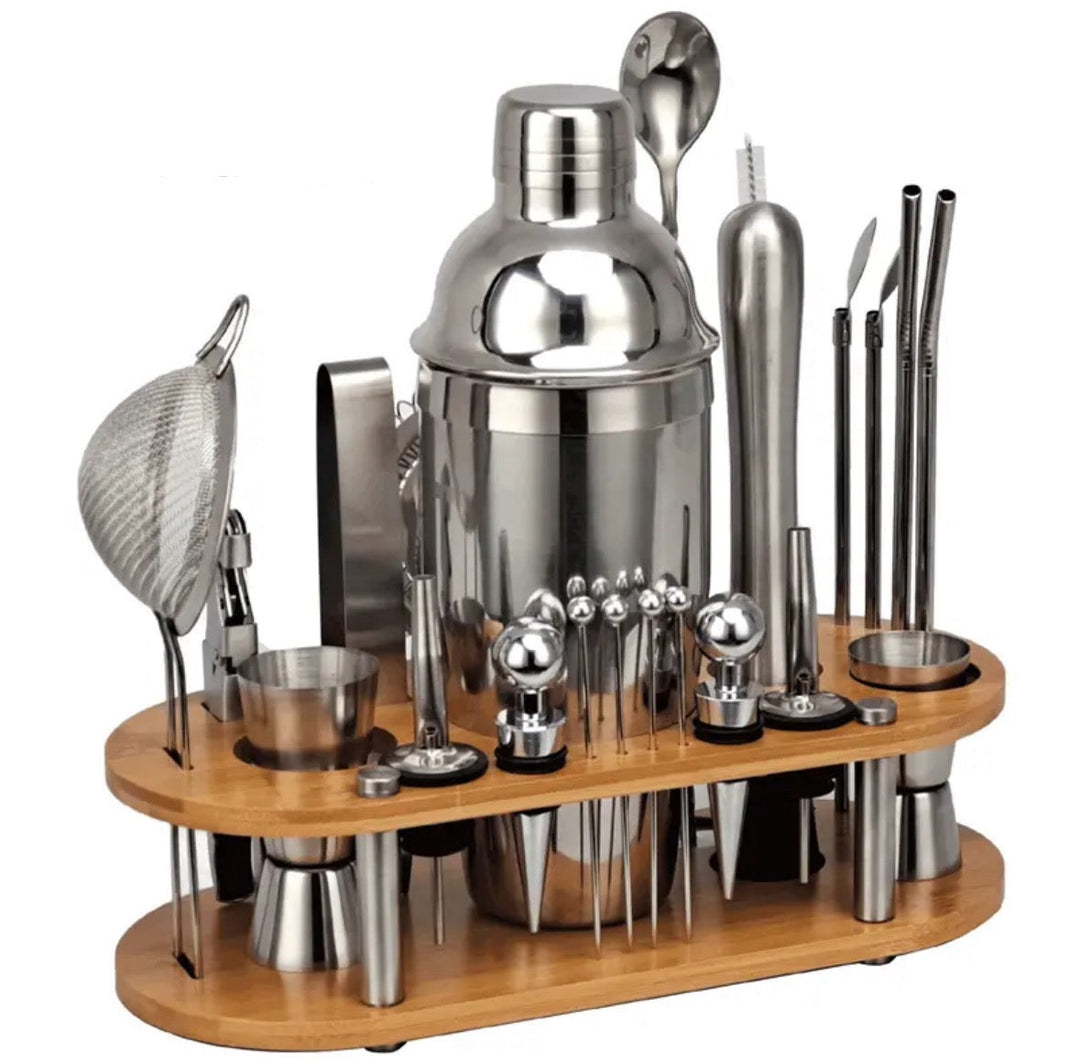 Bartender-Set | 23-teilig | Professionell | Vielseitig | Stilvoll | Langlebig-Luzern Mode