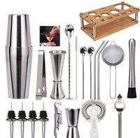 Bartender-Set | 23-teilig | Professionell | Vielseitig | Stilvoll | Langlebig-Luzern Mode