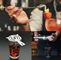 Bartender-Set | 23-teilig | Professionell | Vielseitig | Stilvoll | Langlebig-Luzern Mode