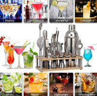 Bartender-Set | 23-teilig | Professionell | Vielseitig | Stilvoll | Langlebig-Luzern Mode