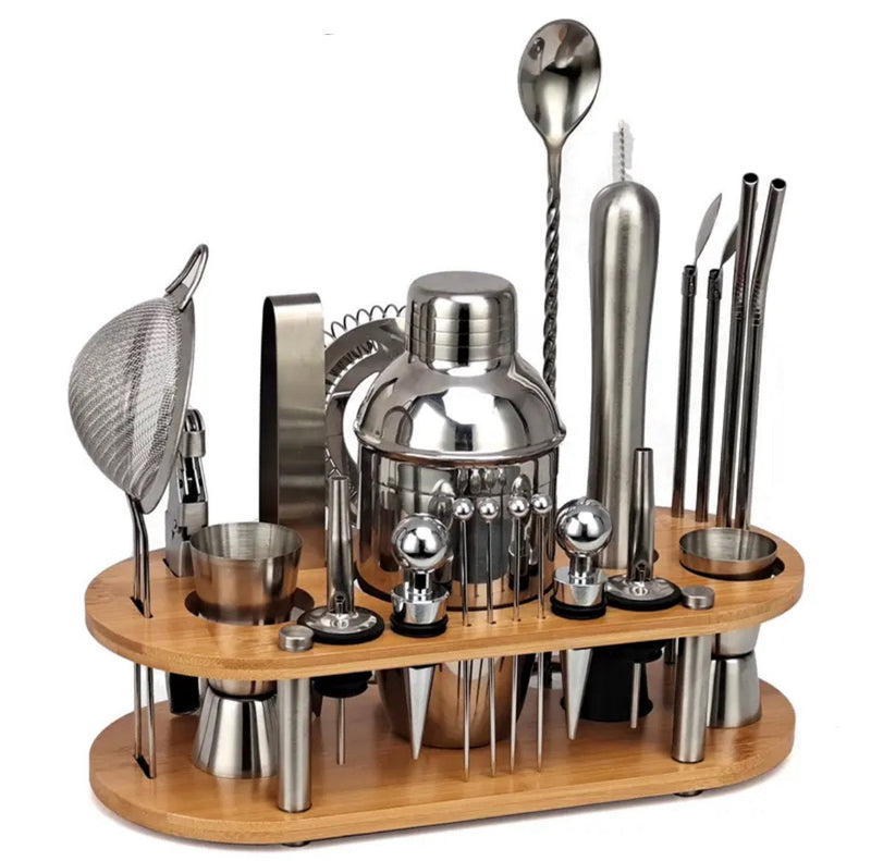 Bartender-Set | 23-teilig | Professionell | Vielseitig | Stilvoll | Langlebig-Luzern Mode