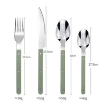 Besteckset | 24-teilig | Bistro | Stilvoll | Langlebig | Edelstahl | Modern-Luzern Mode