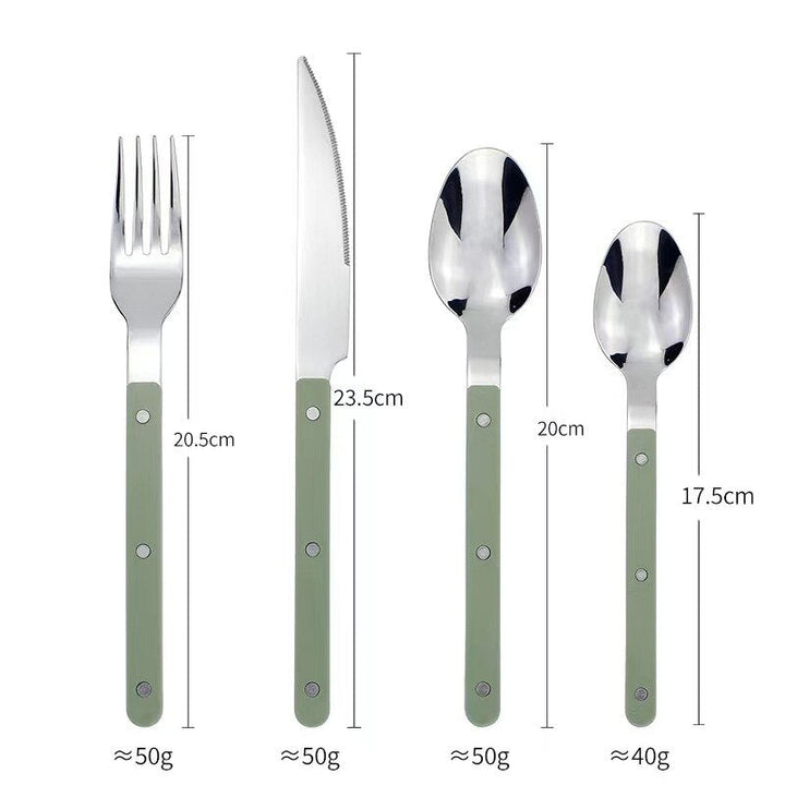 Besteckset | 24-teilig | Bistro | Stilvoll | Langlebig | Edelstahl | Modern-Luzern Mode