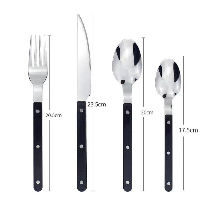 Besteckset | 24-teilig | Bistro | Stilvoll | Langlebig | Edelstahl | Modern-Luzern Mode