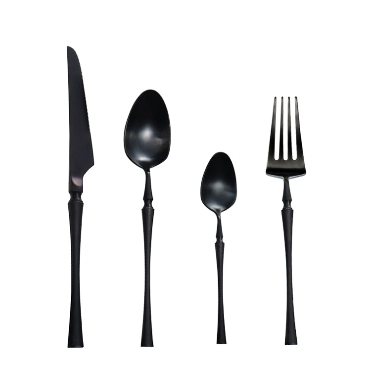 Besteckset | 24-teilig | Edelstahl | Stilvoll | Messer | Gabel | Löffel | Teelöffel-Luzern Mode